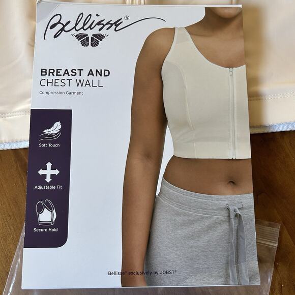 Jobst Compression Bra Bellisse Size 44 C/D Buff/Chamois - Picture 1 of 9